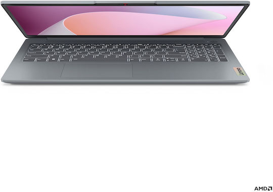 Lenovo IdeaPad Slim 3-15AMN8 15.6" IPS (Ryzen 3-7320U/8GB/512GB SSD/W11 Home) Арктическо сиво (GR Клавиатура)