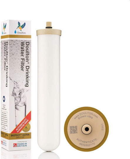 Doulton D-CS M12 Water Filtration System Single Countertop with Replacement Filter 15250