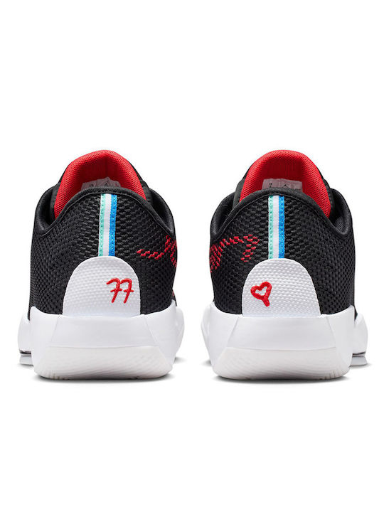 Luka 77 Χαμηλά Μπασκετικά Παπούτσια Black / White / University Red