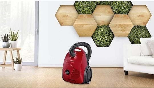 Bosch BGBS2RD1H Aspirator 850W cu sac 3.5lt Roșie