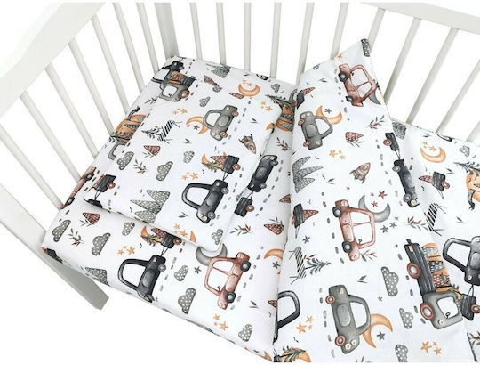 MimiNu Set Pentru Patut Grey 3buc piese