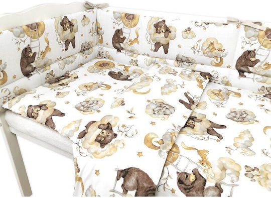 Qmini Set Für Krippe Beige 3Stück