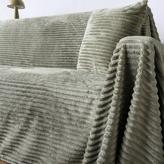 Kentia Sergio Three-Seater Sofa Throw Fleece 180x280cm 10