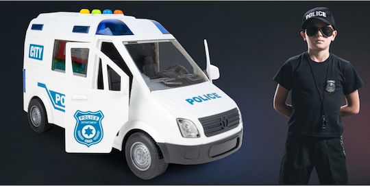 MalPlay Martin Toys Polizei Auto Zurückziehen Für 3+ Jahre