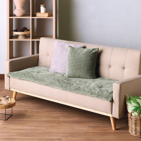 Kentia Sergio Ριχτάρι Πολυθρόνας Fleece 75x190εκ. 10 Green