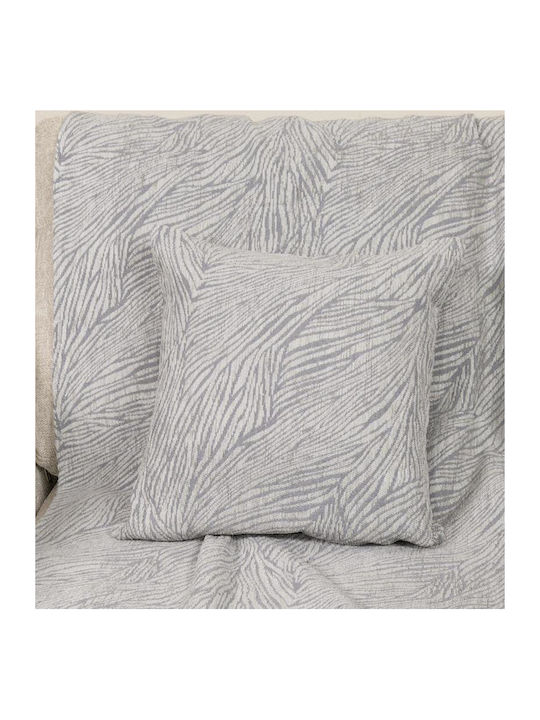 Nima Moca Ριχτάρι Πολυθρόνας Chenille 180x180εκ. Moca Gray