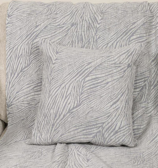 Nima Moca Ριχτάρι Πολυθρόνας Chenille 180x180εκ. Moca Gray 35972