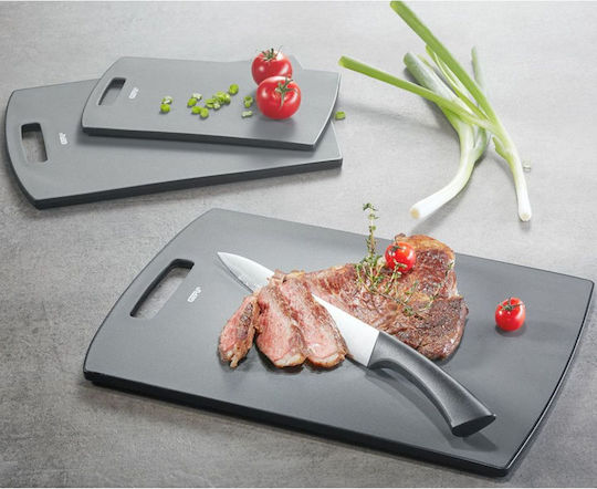 Gefu Rectangular Plastic Chopping Board Gray 31x21.5cm