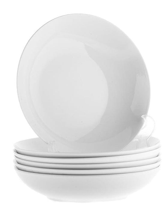 Chios Hellas Plate Shallow made of Porcelain White with Diameter 24cm