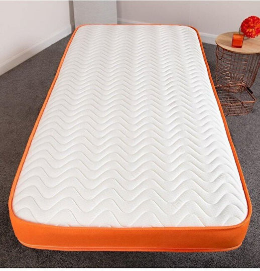 Fully Orthopedic Foam Mattress Single With Dimension Options Orange (80x180x10cm)
