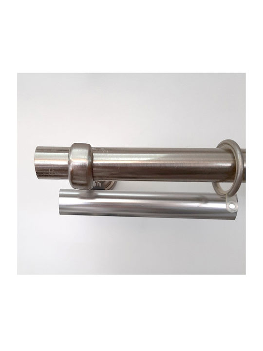 Import Hellas Metallisch Vorhangstange No9 Einfach Φ25mm 140cm Oxide