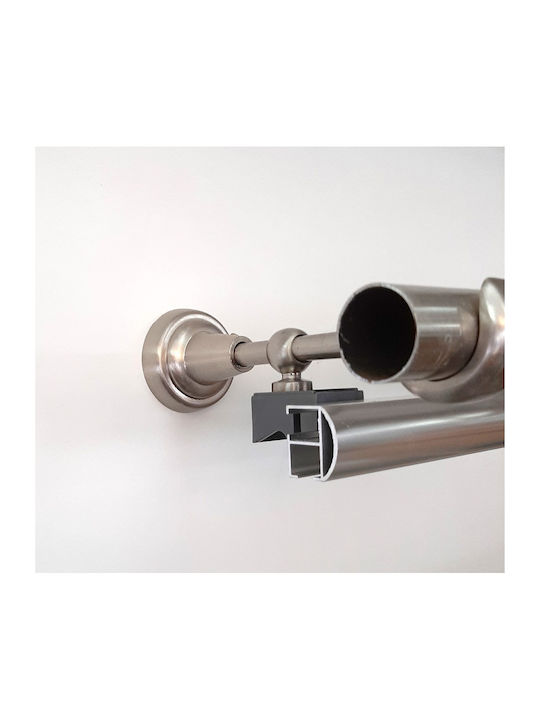 Import Hellas Metallisch Vorhangstange No9 Einfach Φ25mm 140cm Oxide