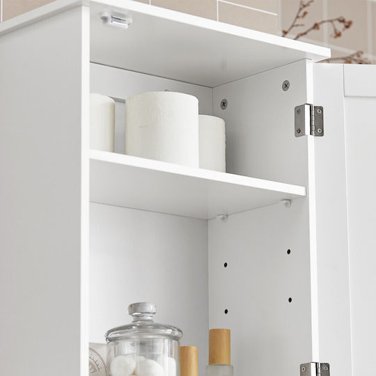 SoBuy Bathroom Cabinet L23xW23xH52cm White