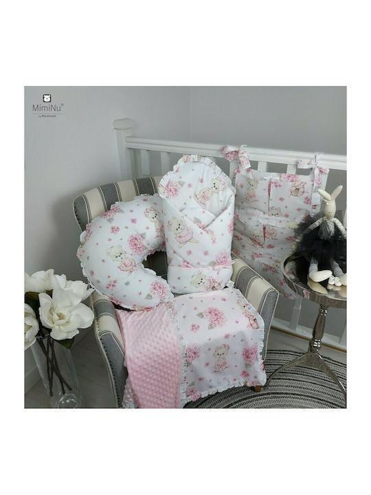 MimiNu Pătură Pepinieră Swaddling pături 100% bumbac Multicolor 75x75cm