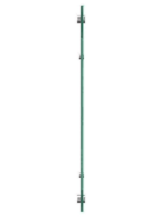 vidaXL Spătar Rectangular Din Sticlă Albă 120x40cm 3415485 2 Bucăți