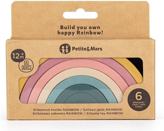 Petite & Mars Jucărie de Stivuire din Silicon pentru 12++ Luni