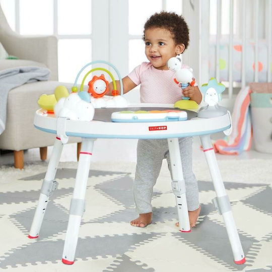Skip Hop Baby Jumper Centru De Activitate Silver Lining Cloud Cu Muzică Și Sunete Pentru 4+ Luni