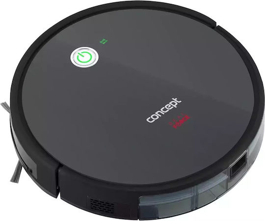 Concept Σκούπα Ρομπότ με Έξυπνη Πλοήγηση Μαύρη