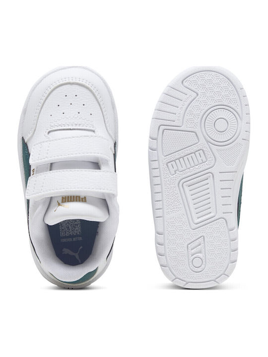Shuffle Παιδικά Sneakers με Σκρατς Λευκά
