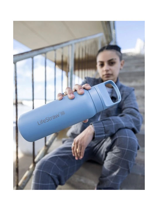 Lifestraw Παγούρι Ανοξείδωτο με Φίλτρο 1000ml Μαύρο