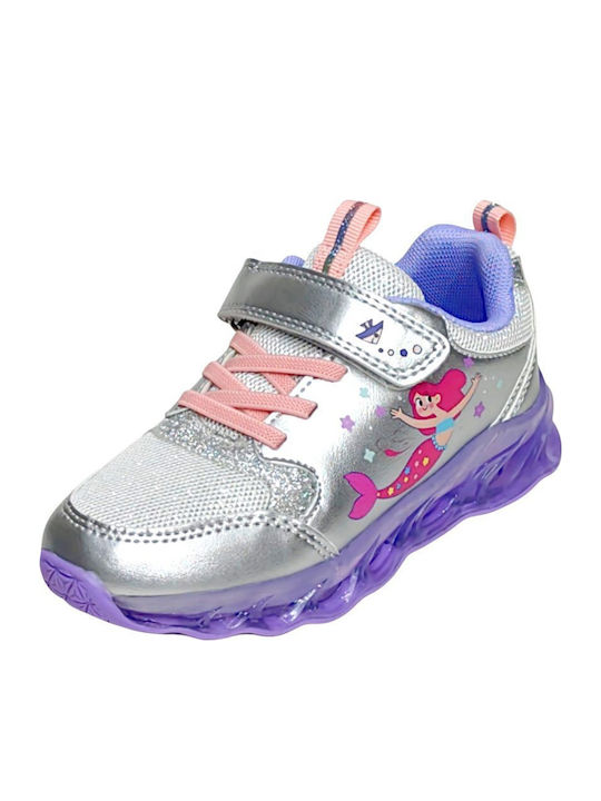 Kids Sneakers Silver