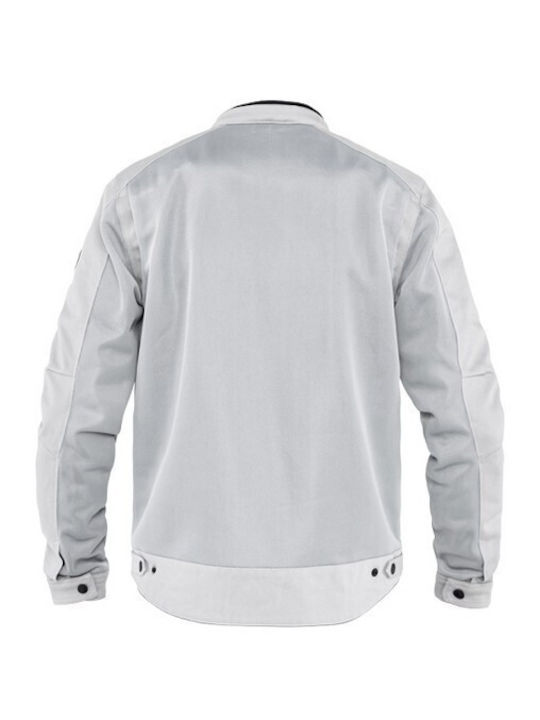 John Doe Aero Mesh Καλοκαιρινό Ανδρικό Μπουφάν Μηχανής Arctic White