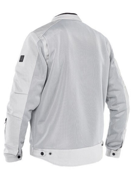 John Doe Aero Mesh Καλοκαιρινό Ανδρικό Μπουφάν Μηχανής Arctic White