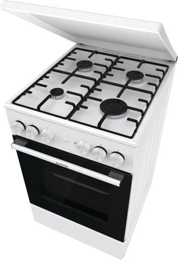 Gorenje Κουζίνα Υγραερίου 68lt με Εστίες Υγραερίου Π50εκ. Λευκή