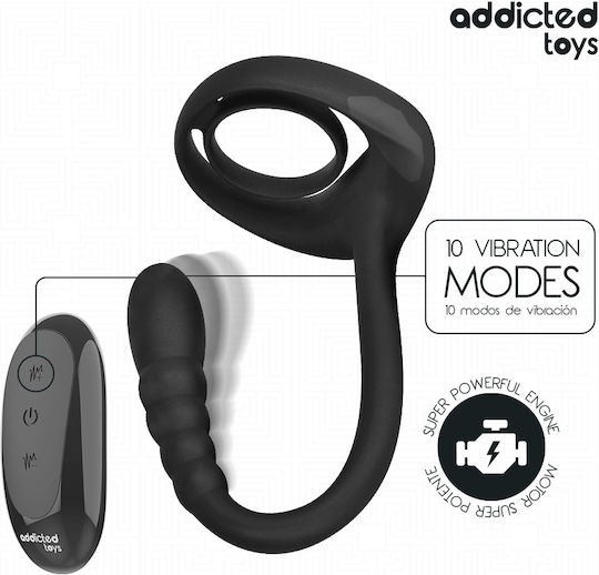 Addicted Toys Вибриращ Пръстен Петел Силикон