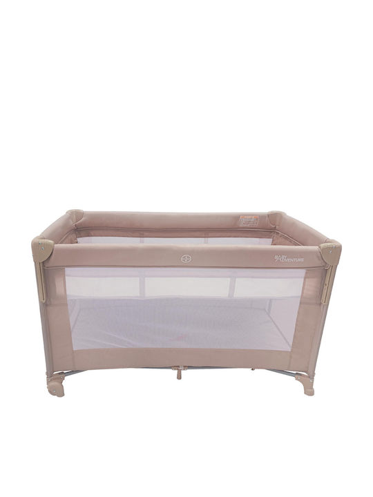 Baby Adventure Dream Laufstall 2 Ebenen mit Matratze Beige