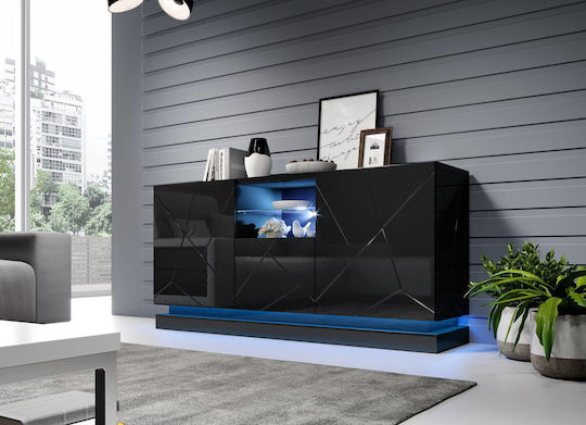Cama Meble Осветление Qiu 2d1k RGB Скрин с Чекмеджета