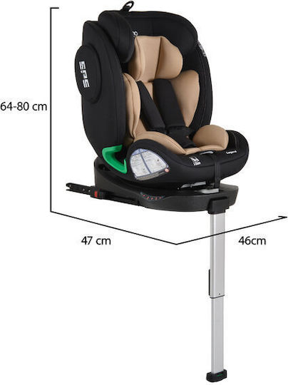 Moni Legend Καθισματάκι Αυτοκινήτου i-Size με Isofix Beige