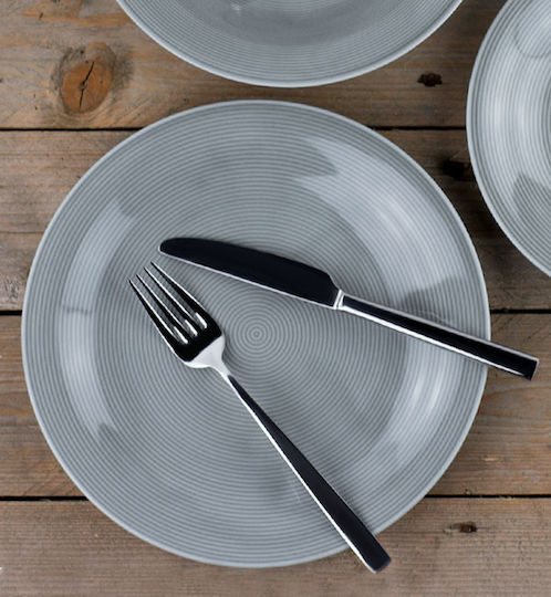 keleman Teller Untiefe aus Porzellan Gray 27cm