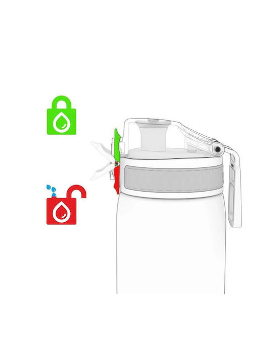 Ion8 Πλαστικό Παγούρι 600ml Ροζ