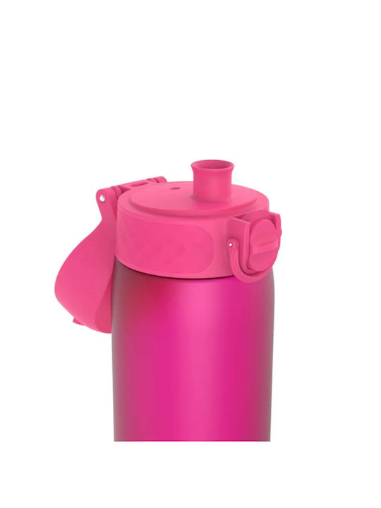 Ion8 Πλαστικό Παγούρι 600ml Ροζ