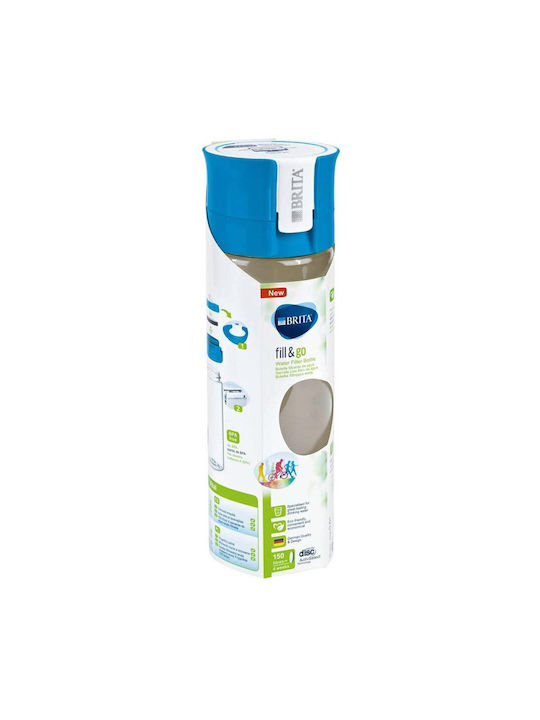 Brita Fill & Go Παγούρι με Φίλτρο 600ml Μπλε