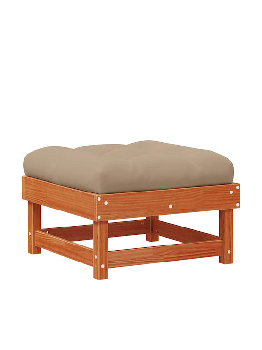 Zweisitziges Sofa Außenbereich Holz mit Kissen