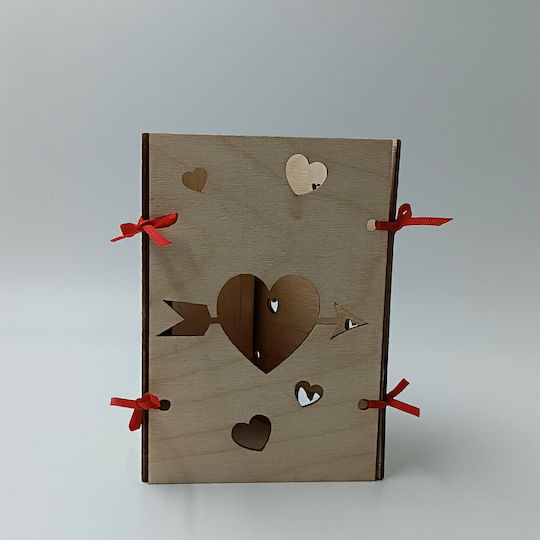 ToXylo Frame Wooden Heart Shaped with Beige Frame