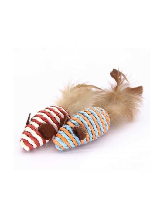 Set 2 Interactive Toys Cats Multicolored Mouse
