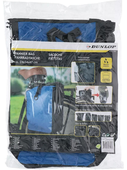 Dunlop Gepäckträgertasche Blau