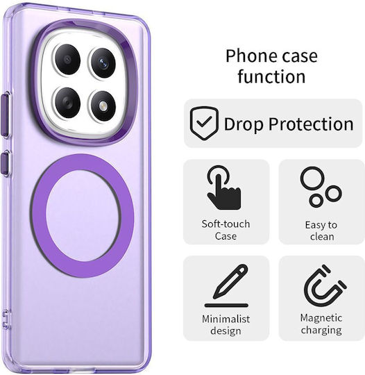 Techsuit Candycase Back Cover Πλαστικό Μωβ (Redmi Note 15 / Poco M8)