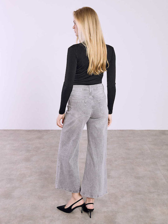 Celestino Damen-Jeans Trousers Seitlich Loose Fit Grau Celestino Damen-Jeans Trousers Seitlich Loose Fit Grau