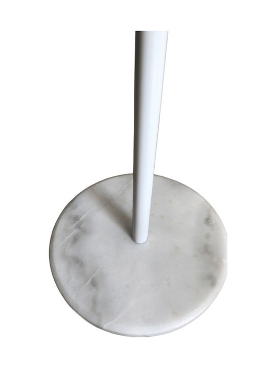 keleman Καλόγερος Μεταλλικός Λευκός 179cm