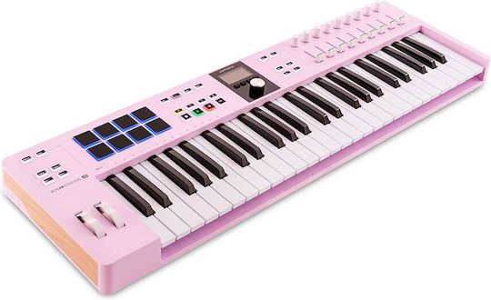 Arturia Midi-Controller Keylab Essential mit 49 Tasten Rosa