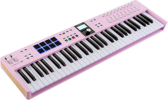 Arturia Controler Midi Keylab Essential cu 61 taste Roz