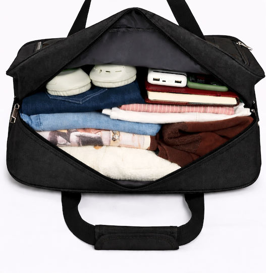 Sack Voyage Black Fabric L55xW22xH38cm