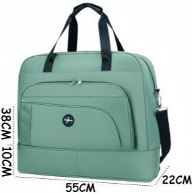 Sack Voyage Green Fabric L55xW22xH38cm