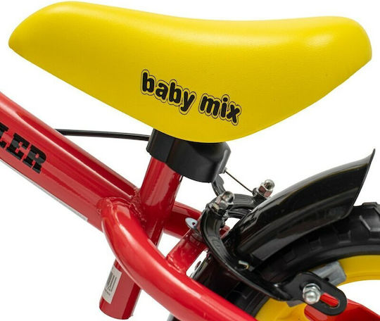 BabyMix Bicicletă de Echilibru pentru Copii Roșu