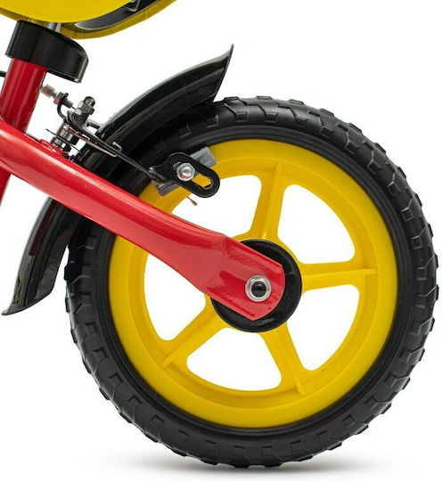 BabyMix Bicicletă de Echilibru pentru Copii Roșu