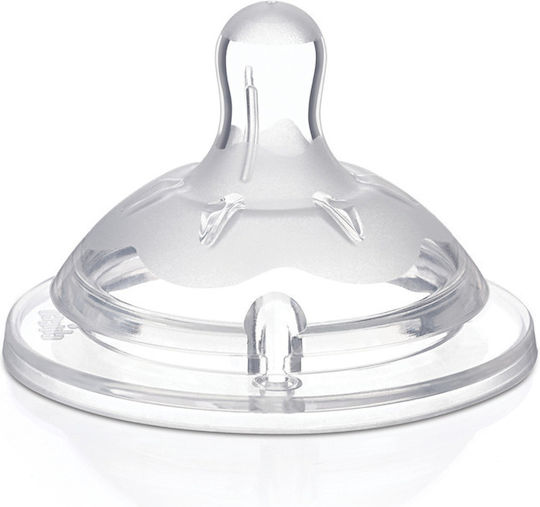 Chicco Plastic Baby Bottle Set Anti-Colic with Silicone Nipple Transparent 150ml